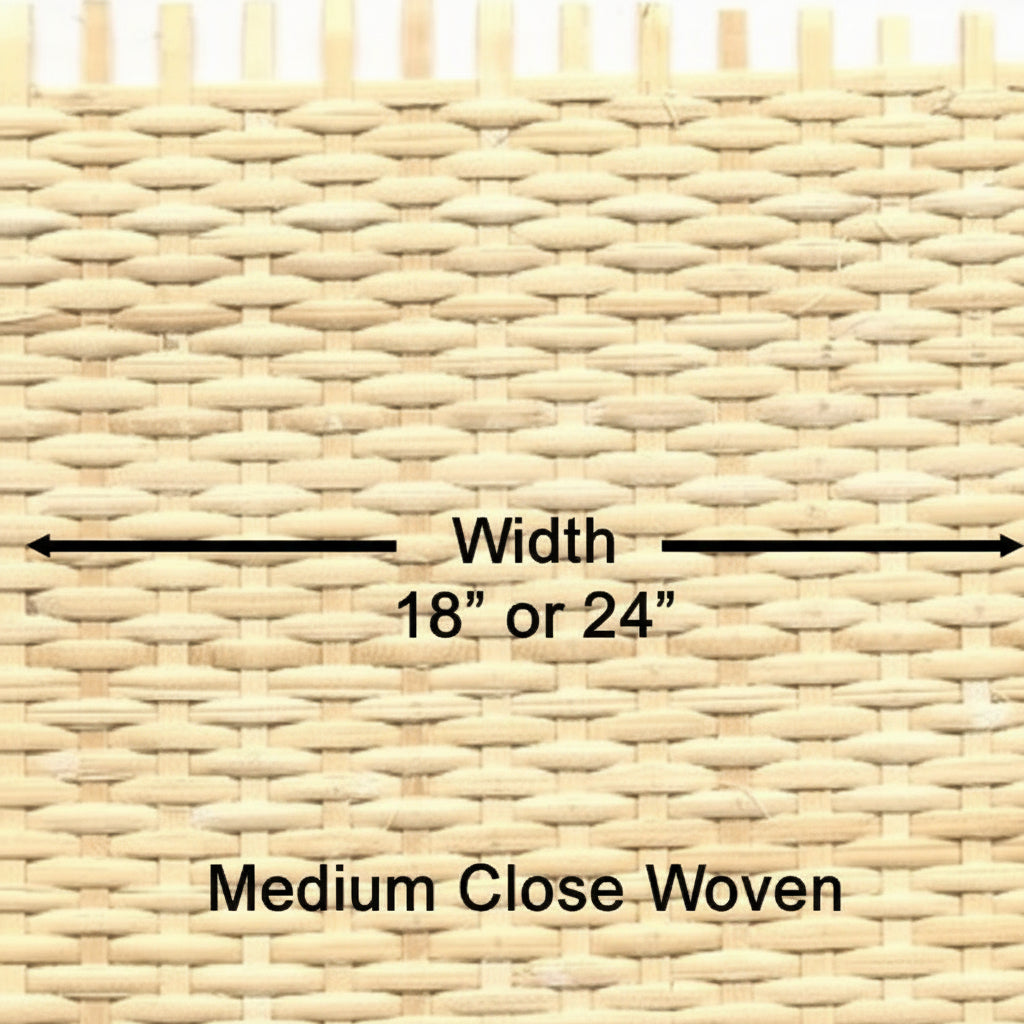 Medium Close Woven Cane Webbing 24" wide - Sold by the running foot