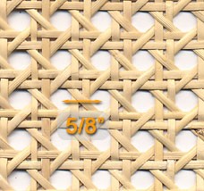 Medium Open 5/8" Mesh Cane Webbing 18" wide - Sold by the running foot