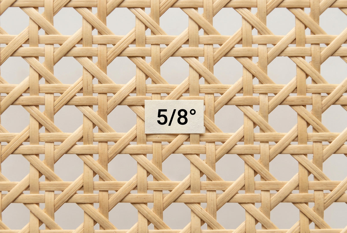Medium Open 5/8" Mesh Cane Webbing 24" wide - Sold by the running foot