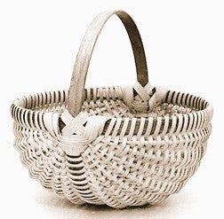 Special Quantity -- 10 inch Melon Shaped Egg Basket - Supplies for 5 Baskets