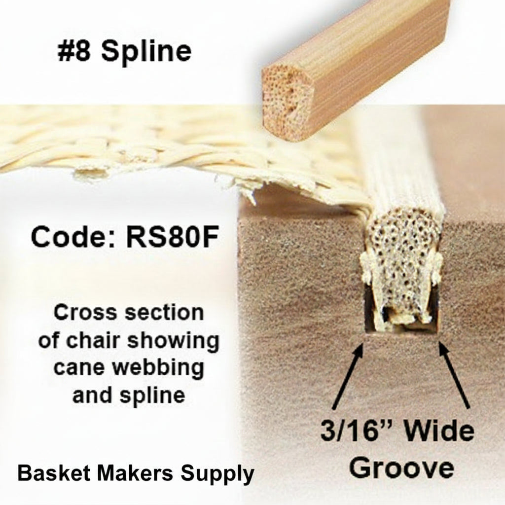 No. 8 Spline - Order the total feet you need