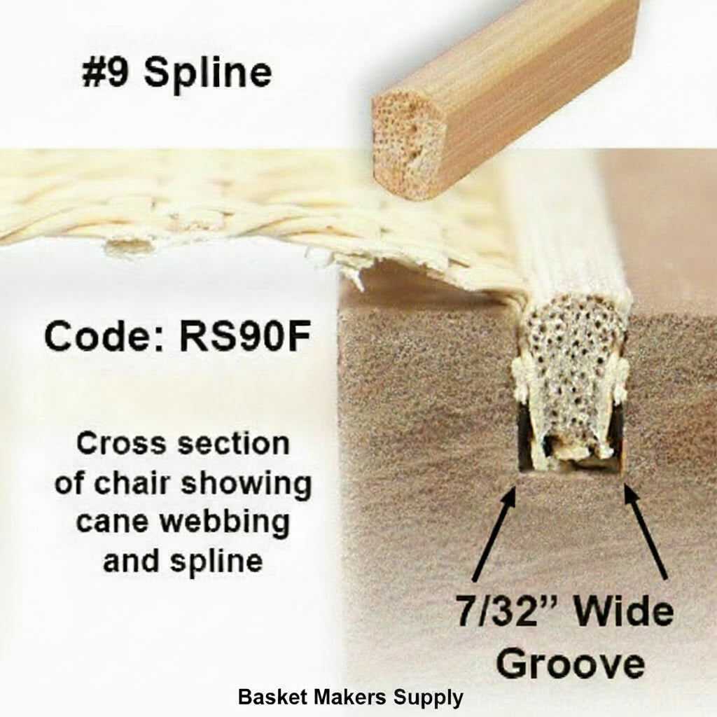 No. 9 Spline - Order the total feet you need
