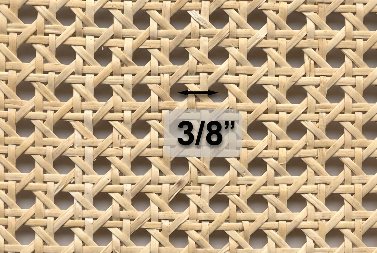 Cane Webbing Superfine 3/8 inch Mesh 18" wide