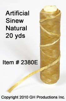 Artificial Sinew Natural Color - 20 yard spool