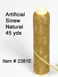 Artificial Sinew Natural Color - 45 yard spool
