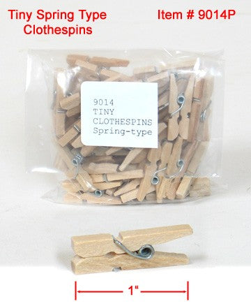 TINY Clothespins Spring-type