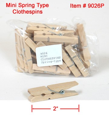 MINI Wooden Clothespins