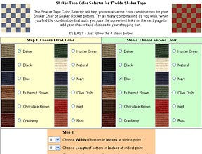 Shaker Tape Color Selector