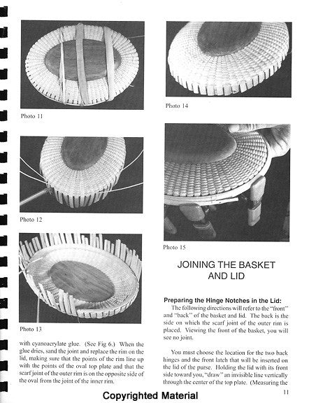 Nantucket Lightship Basket Purse Instruction Book