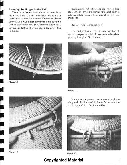 Nantucket Lightship Basket Purse Instruction Book