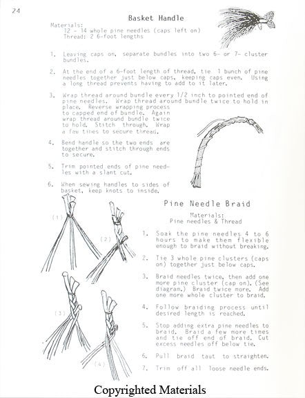 Pine Needle and Nut Crafting