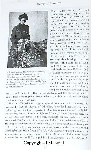 Cherokee Basketry from the Hands of our Elders