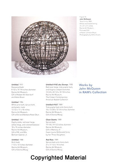 Collection Focus:  John McQueen at RAM