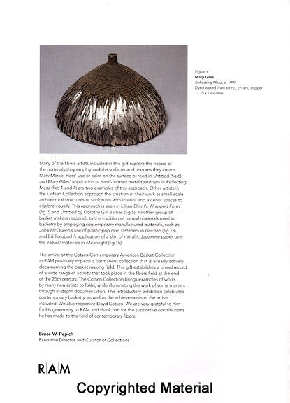 Basketworks: The Cotsen Contemporary American Basket Collection