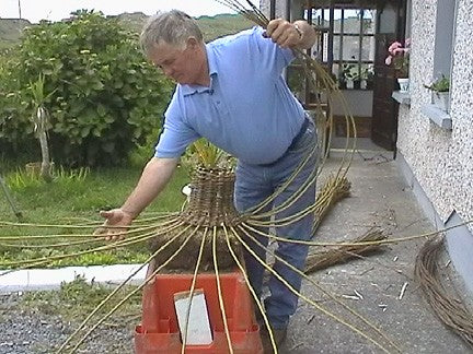 DVD3 - Willow Lobster Pot made by Paddy Coleman OToole - Traditional Irish Basketmaking Documentary