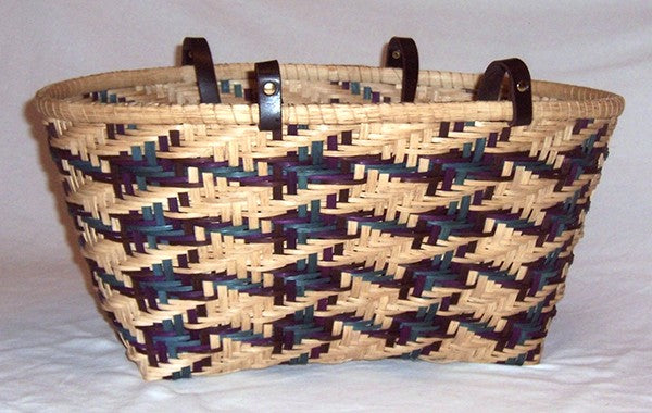Plaid Beach Tote Basket Pattern