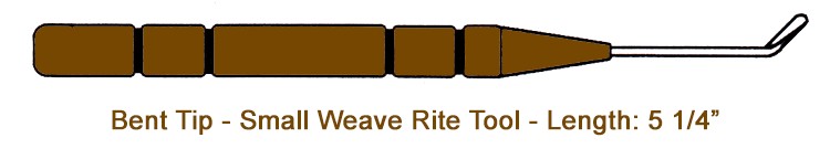 Bent Tip - Small Weave Rite Tool