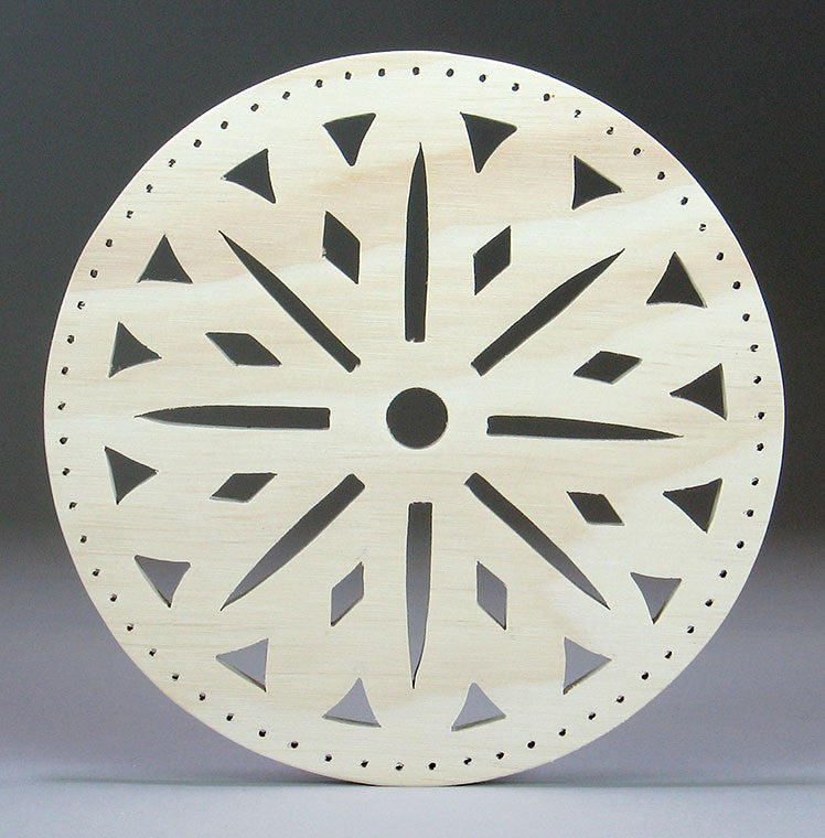 Pine Needle Base 6'' Snowflake Design