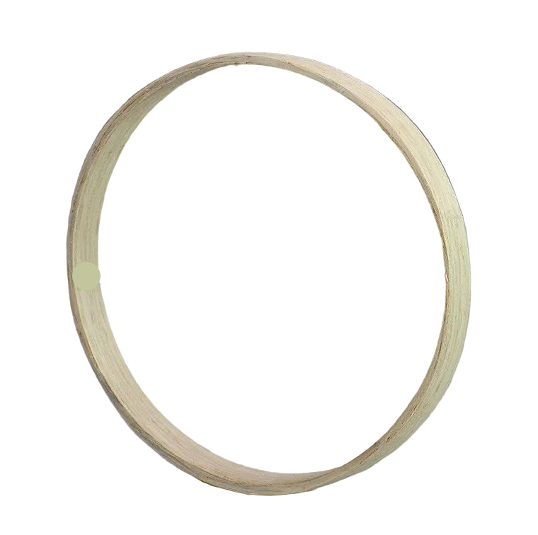 4 inch x 7/16 inch Round Solid Hardwood Hoop