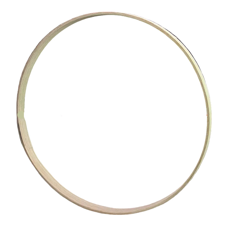 12 inch x 3/4 inch Round Solid Hardwood Hoop