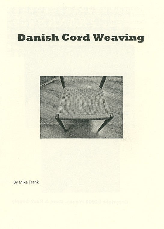 Danish Cord Weaving Booklet