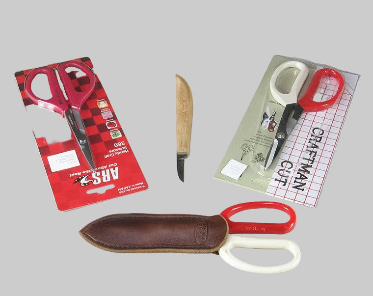 Heavy Leather Sheath / Knife, Scissor, Awl, Fid.