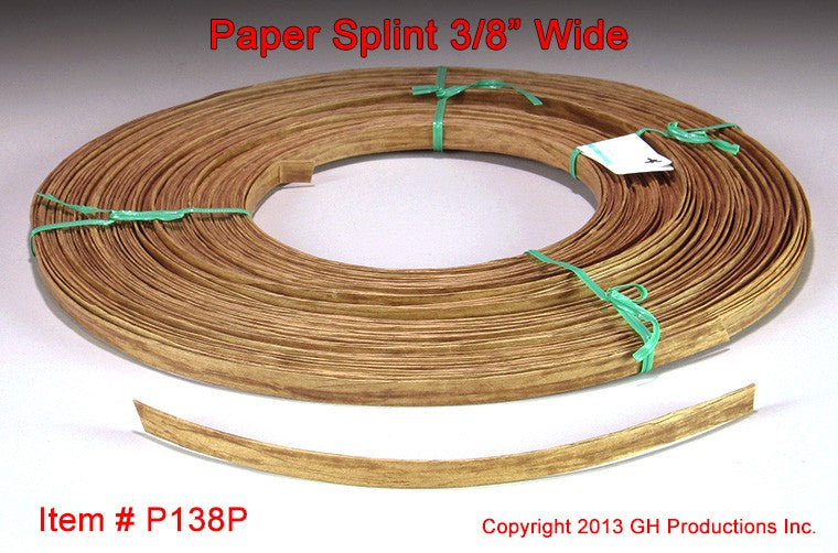 Paper Splint, 3/8 inch wide, 1 pound coil