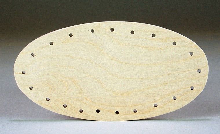 Drilled Base - 3 inch x 6 inch Oval - LIMITED SUPPLY