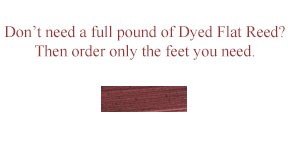 per foot - DYED 1/2" Flat Burgundy--Sold by the foot