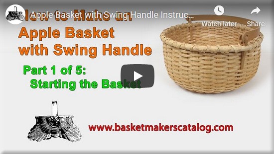 How to Make an Apple Basket - Video