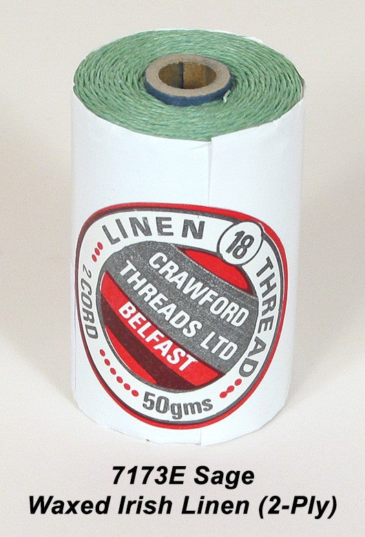 2-PLY Sage Waxed Linen - Spool