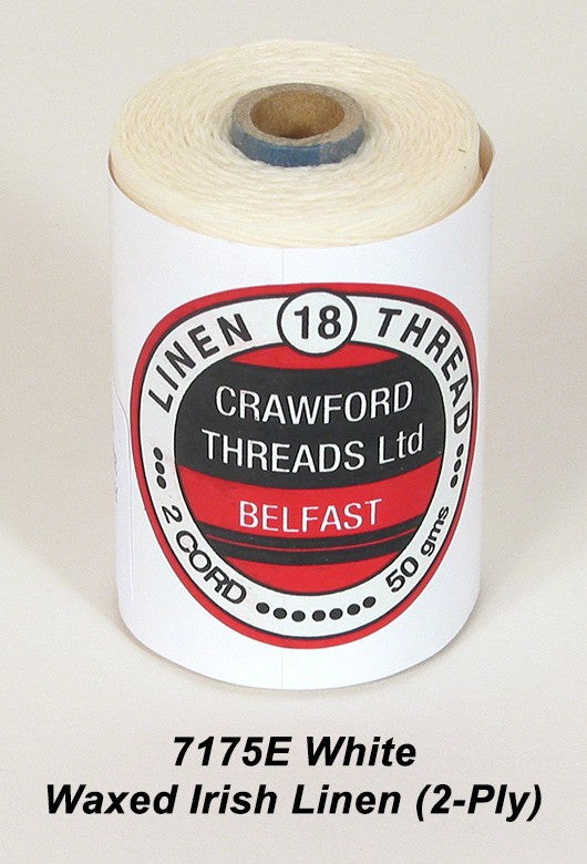 2-PLY White Waxed Linen - Spool