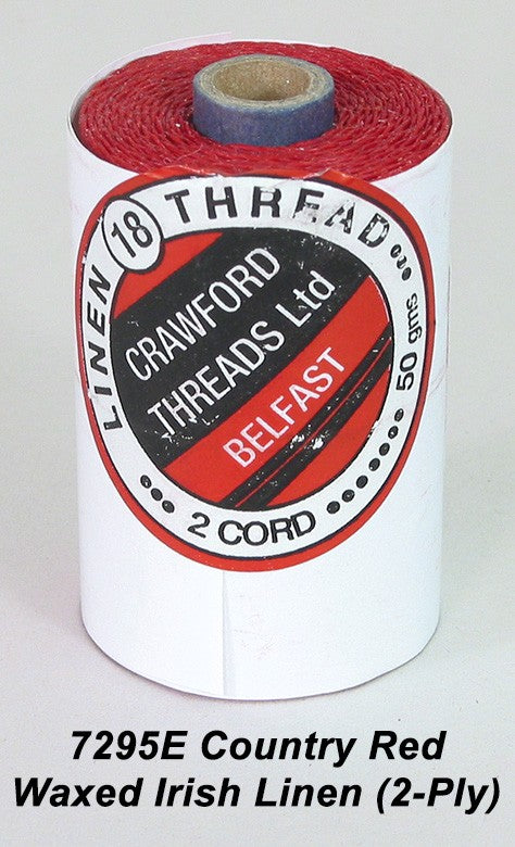 Country Red-Waxed Irish Linen 2-ply - Spool
