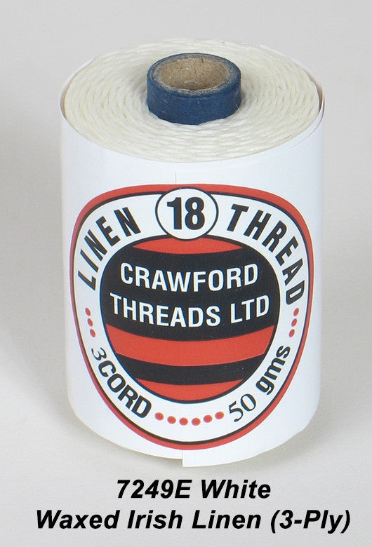 3-PLY White Waxed Linen