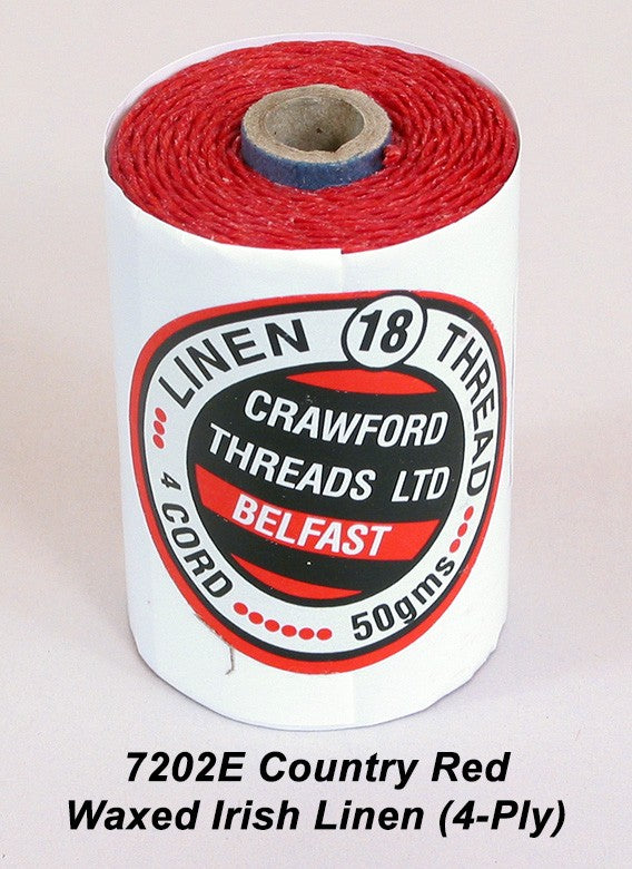 Country Red-Waxed Irish Linen 4-ply - Spool