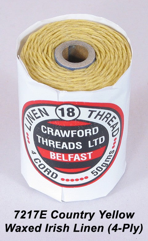 Country Yellow-Waxed Irish Linen 4-ply - Spool