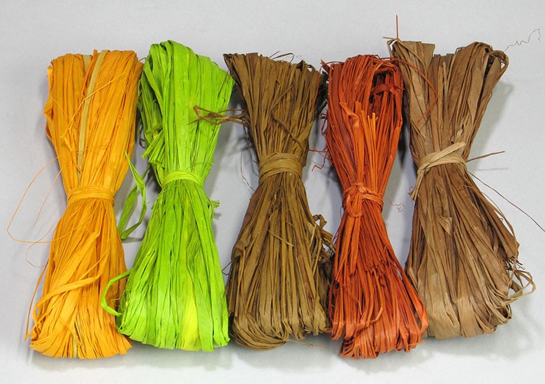 Earthy Tones Raffia - Color Mix