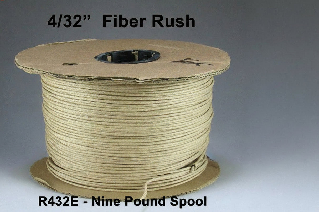 4/32" Fiber Rush Brown - 9-Pound Spool