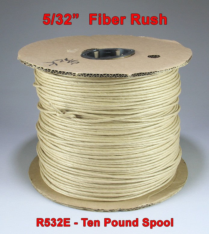 5/32'' Fiber Rush Brown - 10-pound Spool