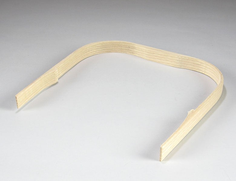 10" Flat Top Wooden Handle with Grip and Shelf Notch