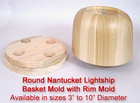 9 inch Nantucket Mold and Rim Mold - Supply is Limited