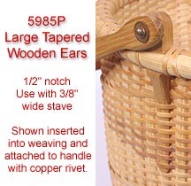 Large Tapered Wooden Ears - Set of 2 - LIMITED SUPPLY