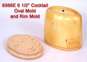 RENTAL 6.5 inch Cocktail Oval Mold and Rim Mold per month - SUPPLY IS LIMITED