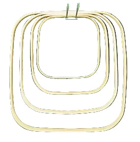 8 in. x 8 in. x 7/8 in. Square Hoop
