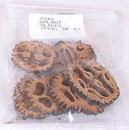 Walnut Slices - pkg. of 6
