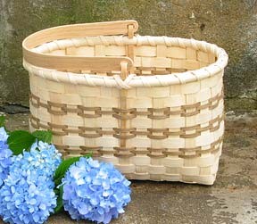 Market Basket with Swing Handle Basket Pattern