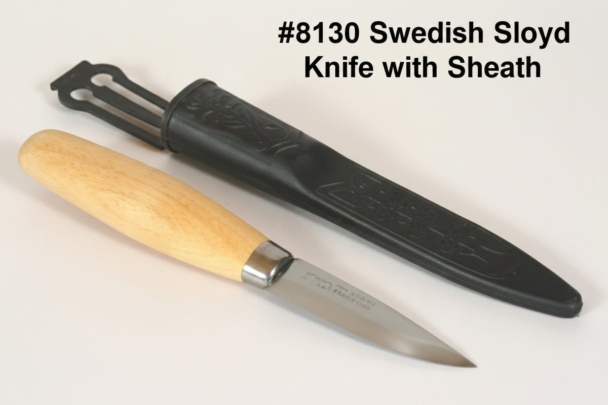 Swedish Sloyd Knife with sheath