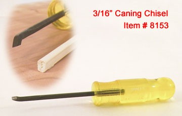 Caning Chisel - 3/16" wide