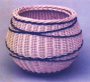 Crossed Paths Basket Pattern