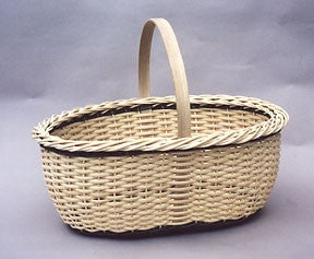 Oval Wicker Picnic Basket Pattern